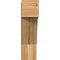 Ekena Millwork Traditional Block Rough Sawn Bracket, Western Red Cedar, 6"W x 18"D x 22"H BKT06X18X22TRA05RWR - alternate 2